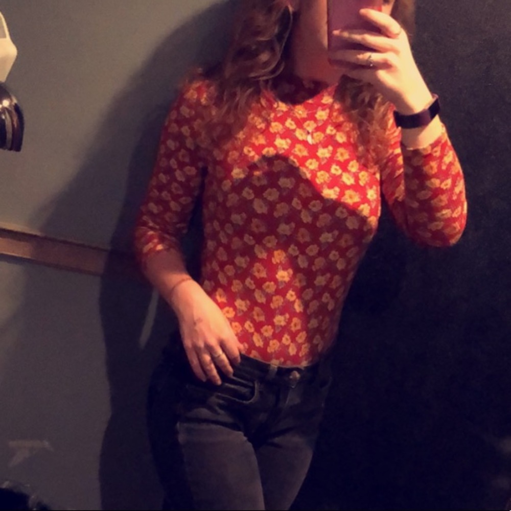Fall Patterned Bodysuit - Picture 2 of 5